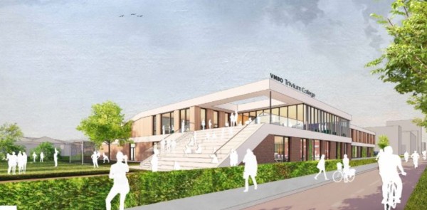 Hieronder ziet u een afbeelding van de nieuwe school